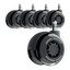 Roues doubles en caoutchouc LiberNovo 7,5 cm – Glisse sans effort sur tapis et parquet
