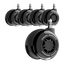 Roues doubles en caoutchouc LiberNovo 7,5 cm – Glisse sans effort sur tapis et parquet
