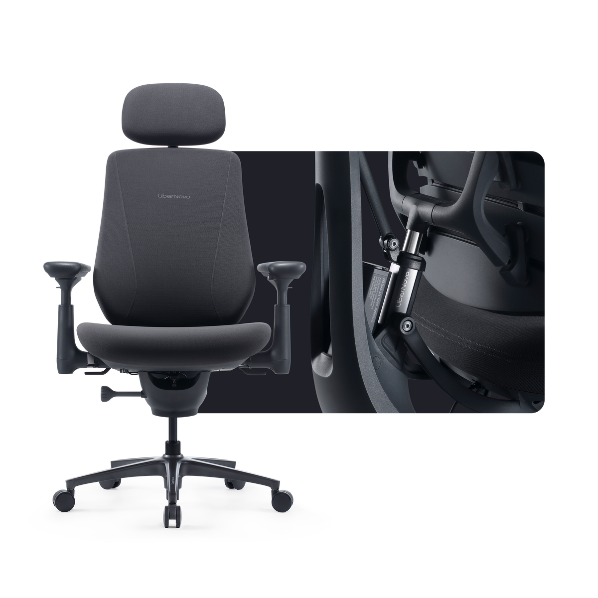 Chaise ergonomique dynamique LiberNovo Maxis
