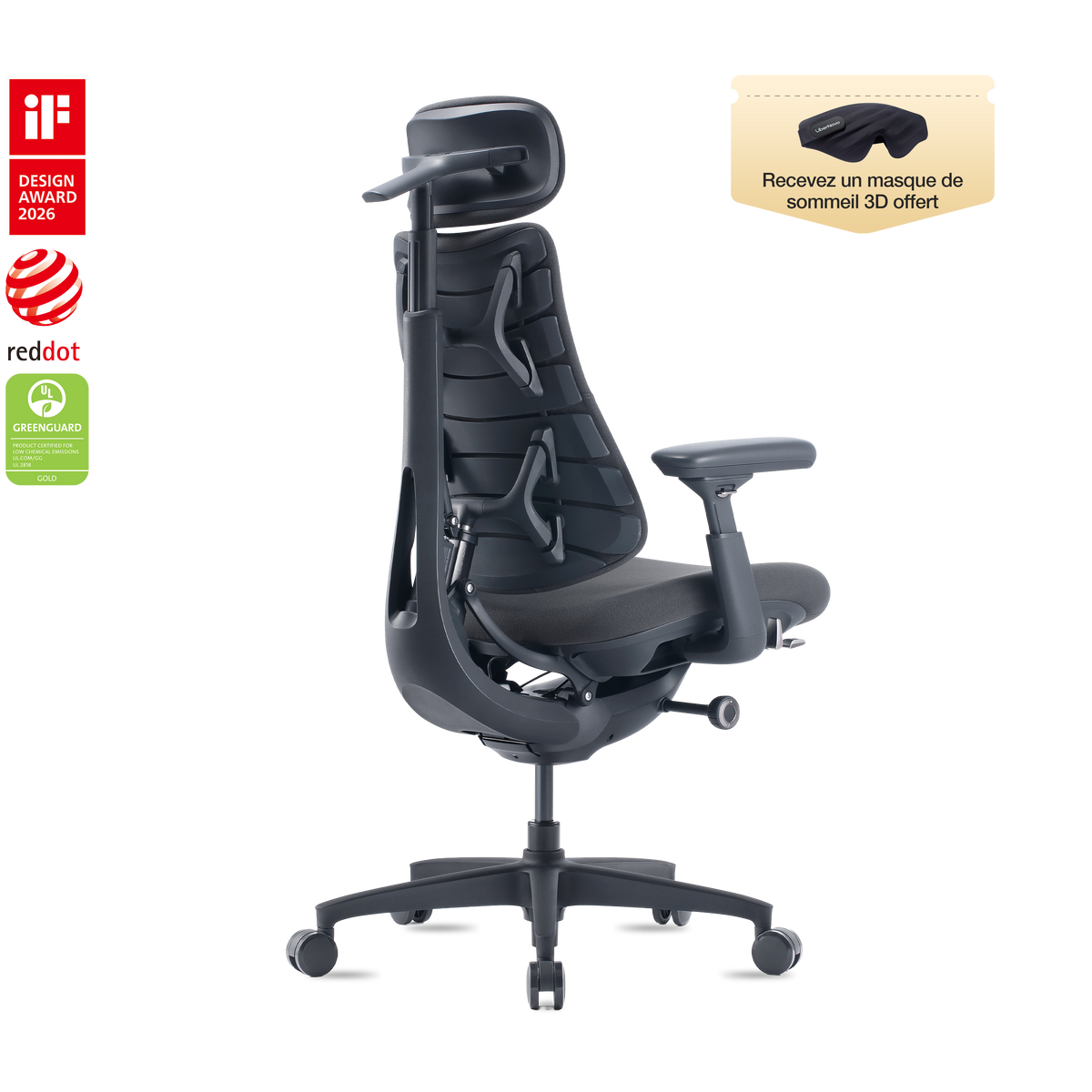 Chaise ergonomique dynamique LiberNovo Omni
