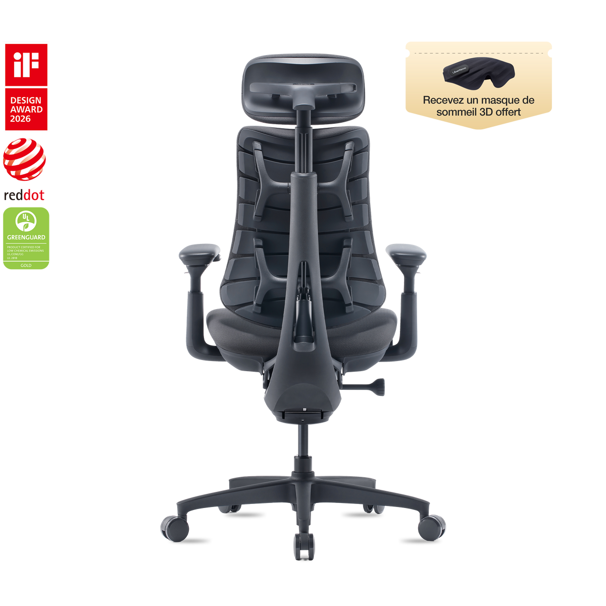 Chaise ergonomique dynamique LiberNovo Omni
