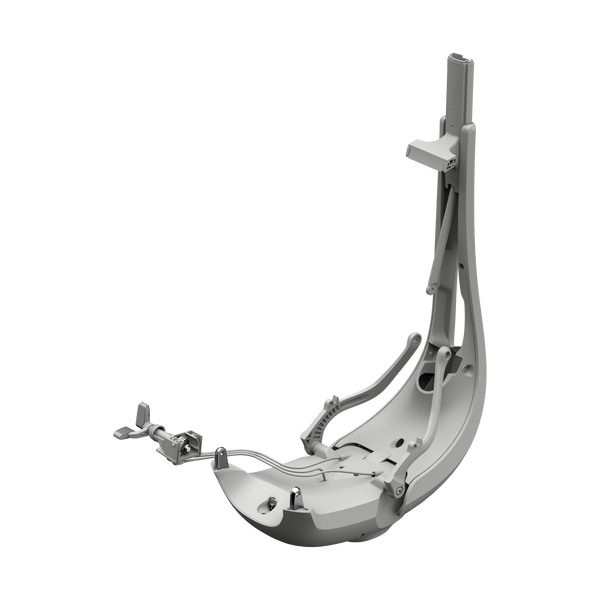 Barre de soutien dorsal (à l’exception du vérin linéaire)
