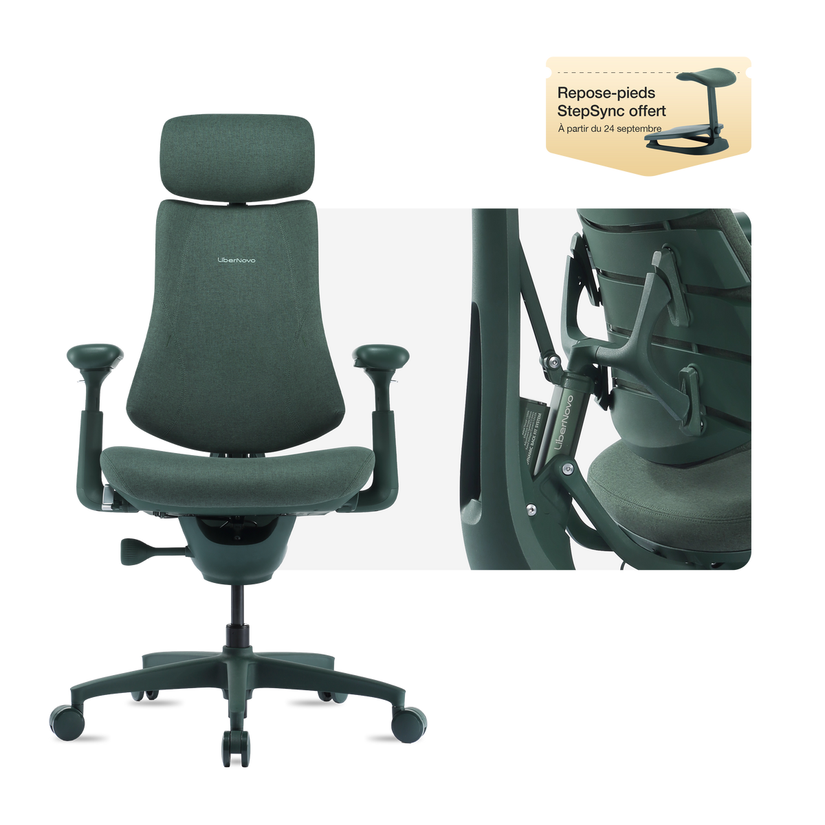 Chaise ergonomique dynamique LiberNovo Omni et Omni Gen
