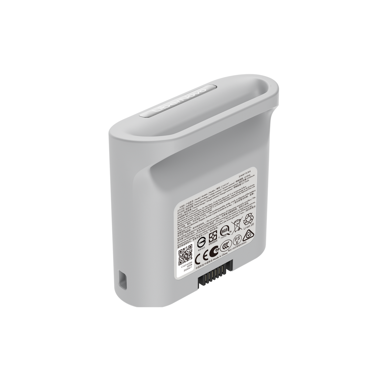 Batterie rechargeable LiberNovo pour soutien lombaire, étirement de la colonne vertébrale et ventilation
