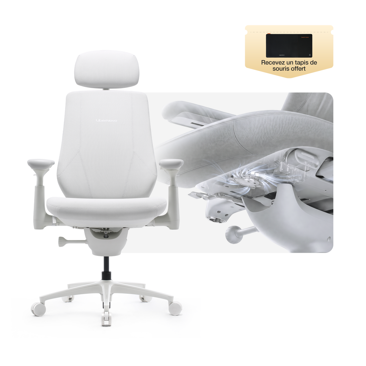Chaise ergonomique dynamique LiberNovo Maxis
