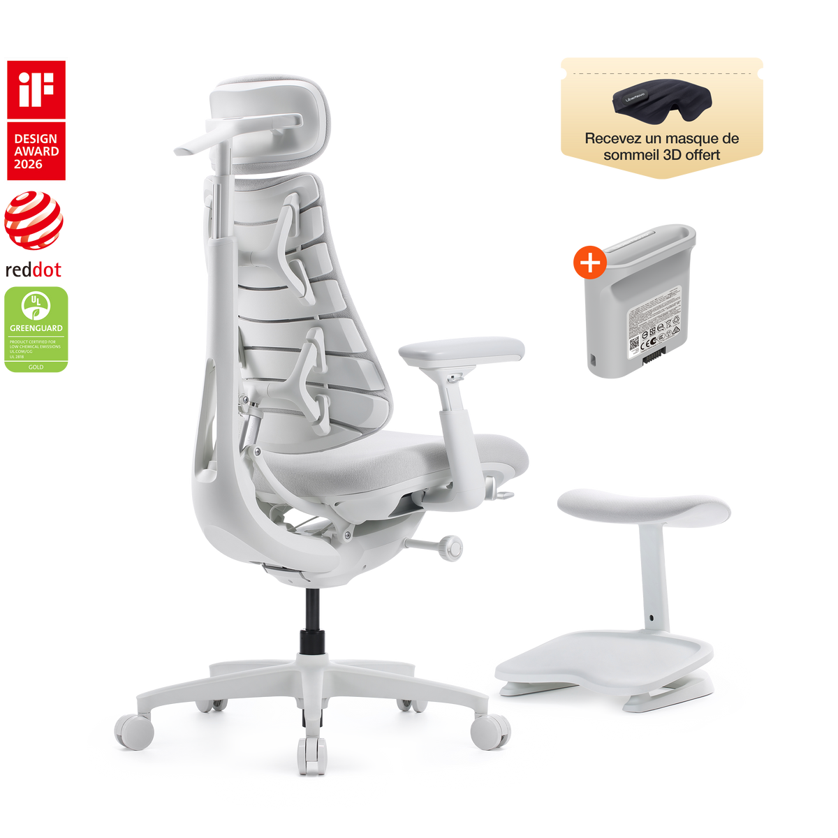 Chaise ergonomique dynamique LiberNovo Omni
