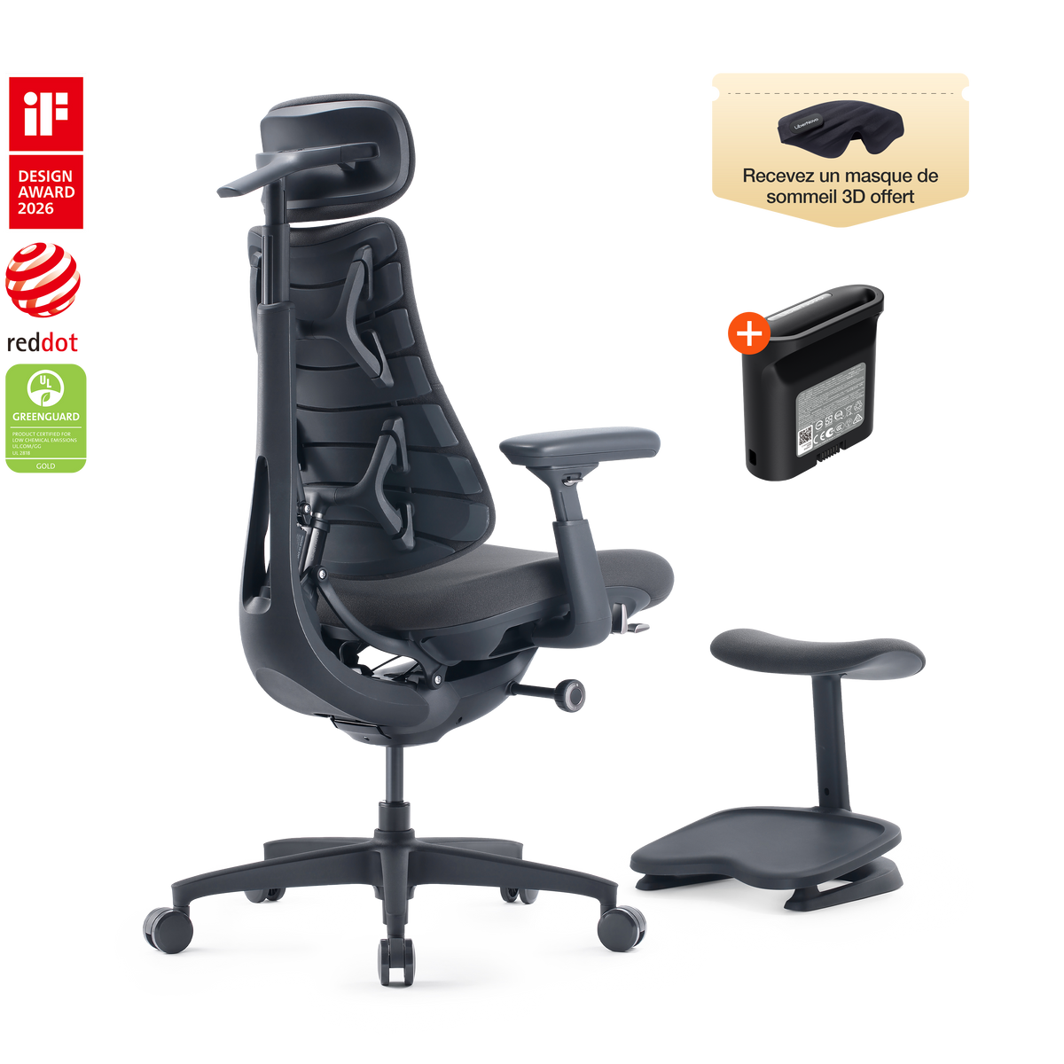 Chaise ergonomique dynamique LiberNovo Omni
