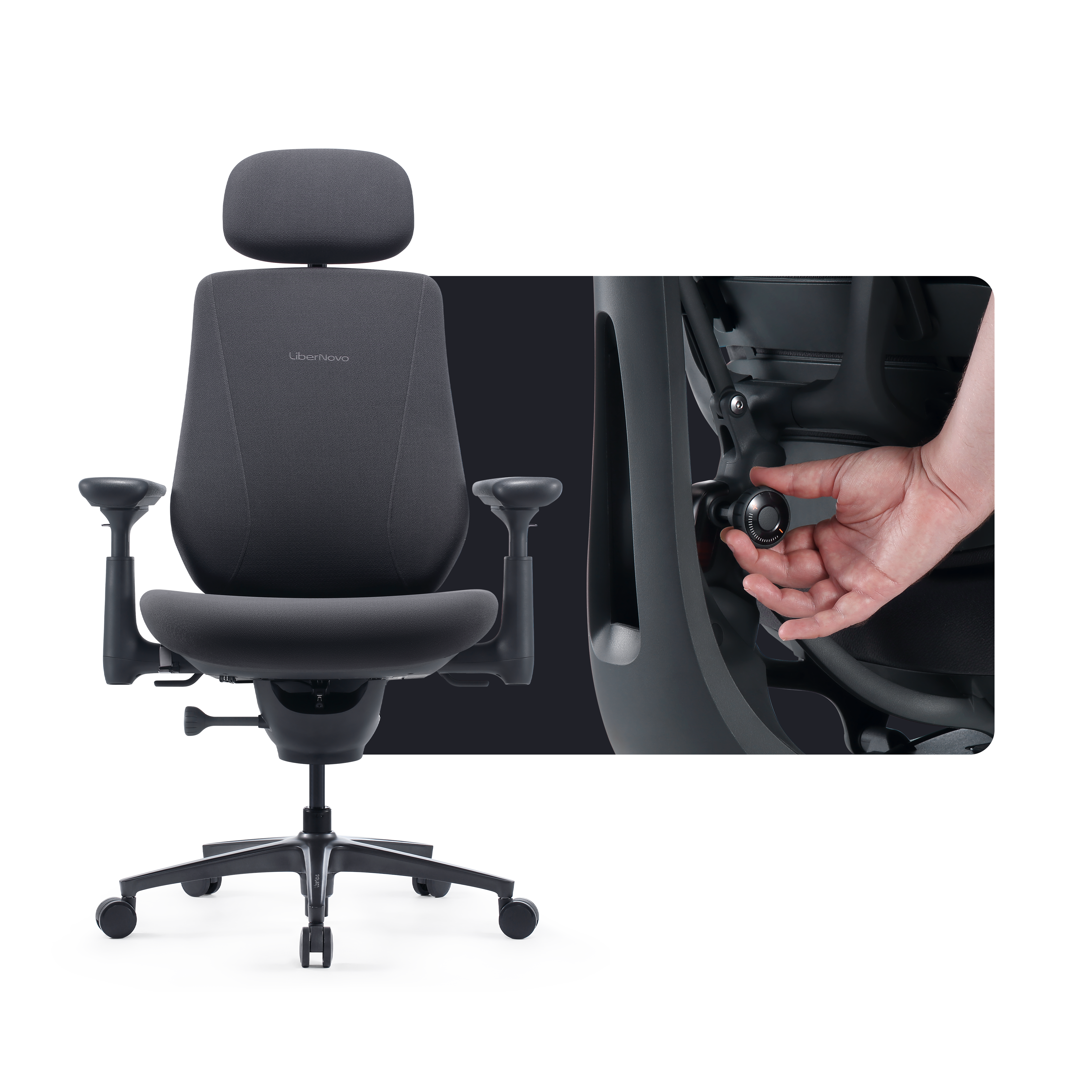 Chaise ergonomique dynamique LiberNovo Maxis