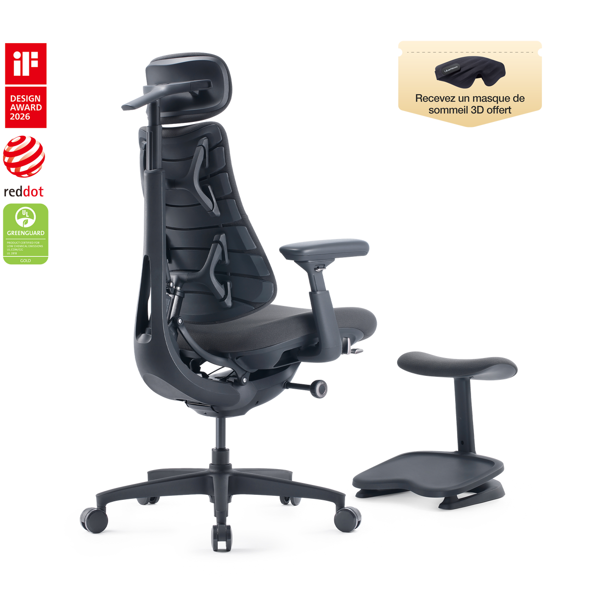 Chaise ergonomique dynamique LiberNovo Omni
