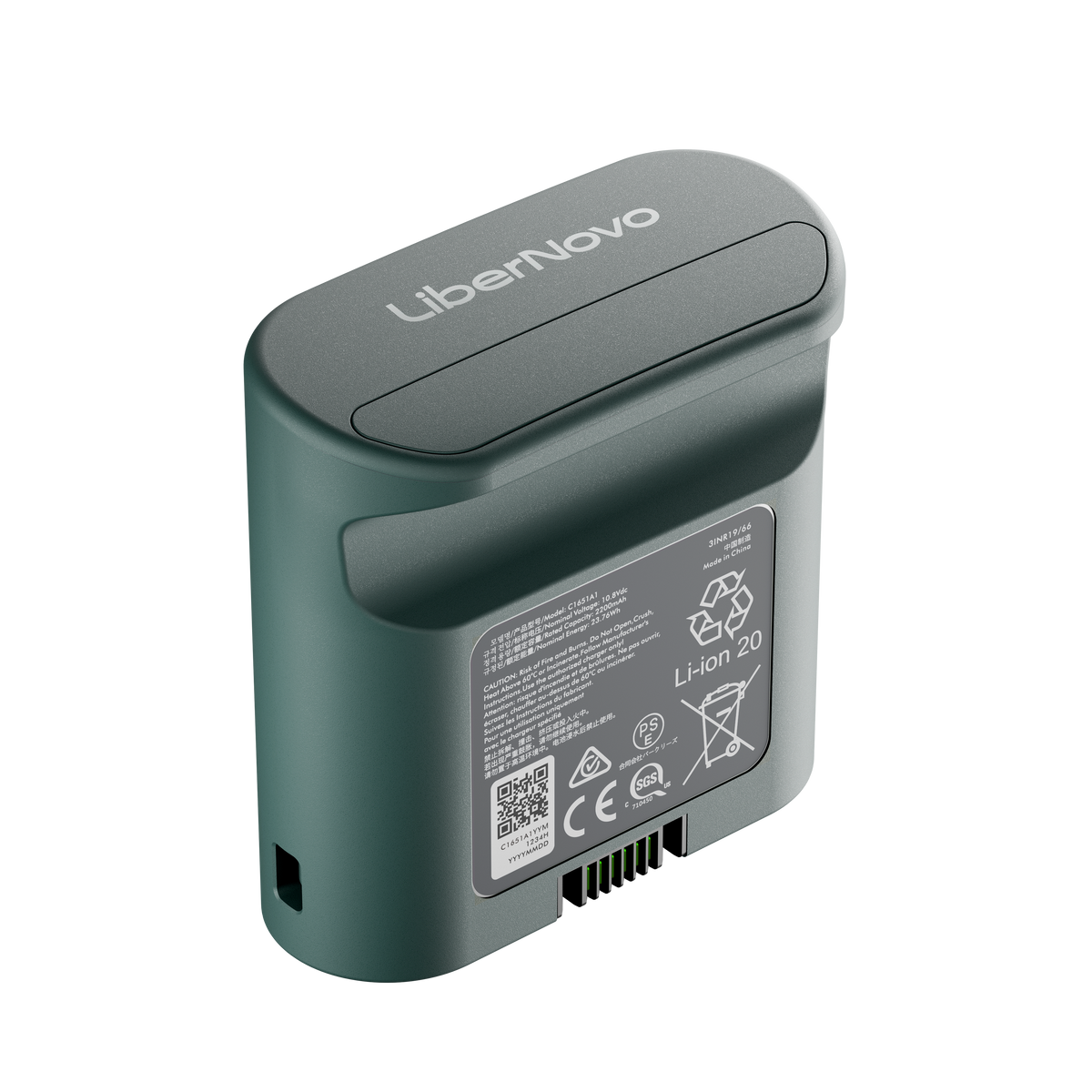 Batterie rechargeable LiberNovo pour soutien lombaire, étirement de la colonne vertébrale et ventilation
