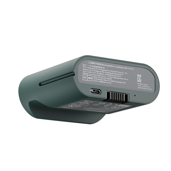 Batterie rechargeable LiberNovo pour soutien lombaire, étirement de la colonne vertébrale et ventilation
